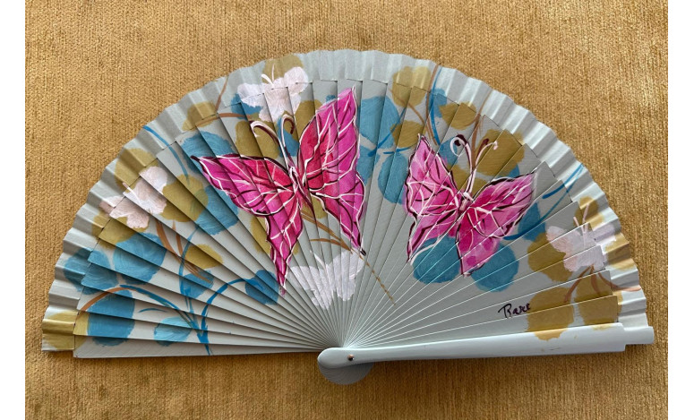Abanico mariposas