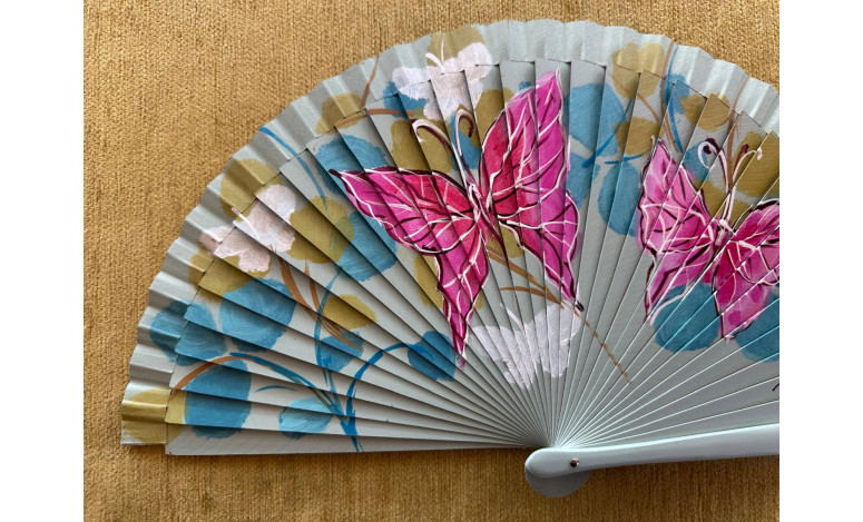 Abanico mariposas
