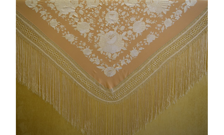 Mantón mano seda 140cm