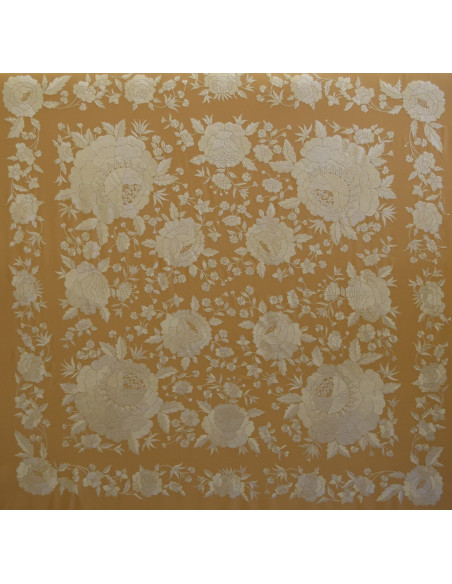 Mantón mano seda 140cm