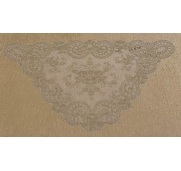 Mantilla triangular metalizada 60*115
