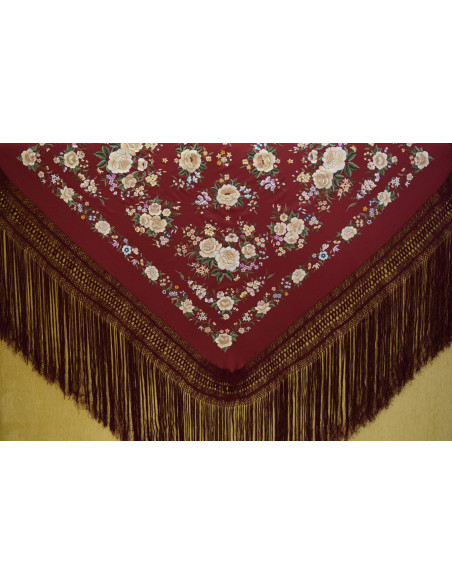 Mantón mano seda 140cm