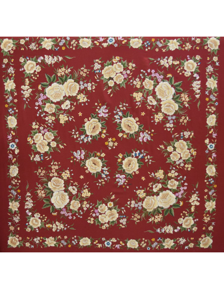 Mantón mano seda 140cm