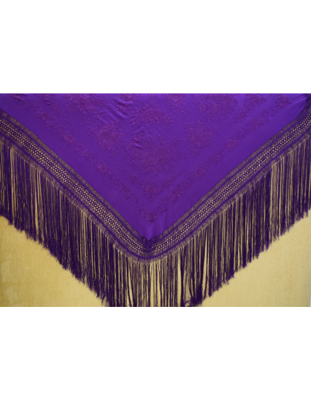 Mantón mano seda 140cm