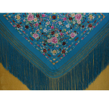 Mantón mano seda 140cm