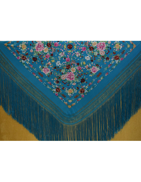 Mantón mano seda 140cm