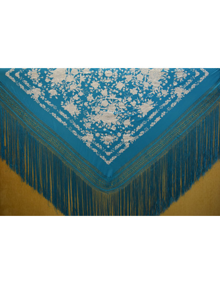 Mantón mano seda 140cm