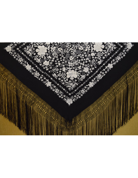 Mantón mano seda 140cm