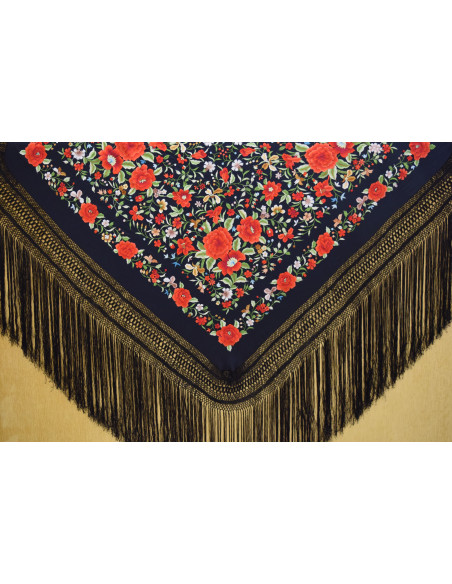 Mantón mano seda 140cm