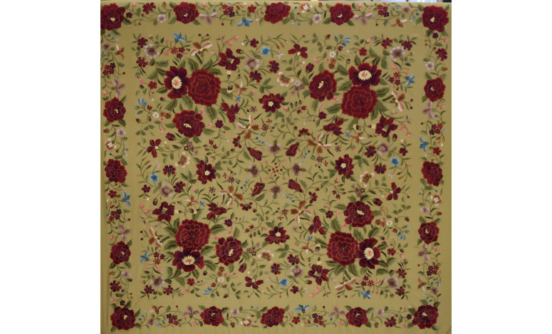 Mantón mano seda 140cm
