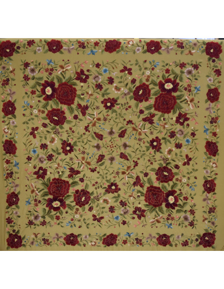Mantón mano seda 140cm