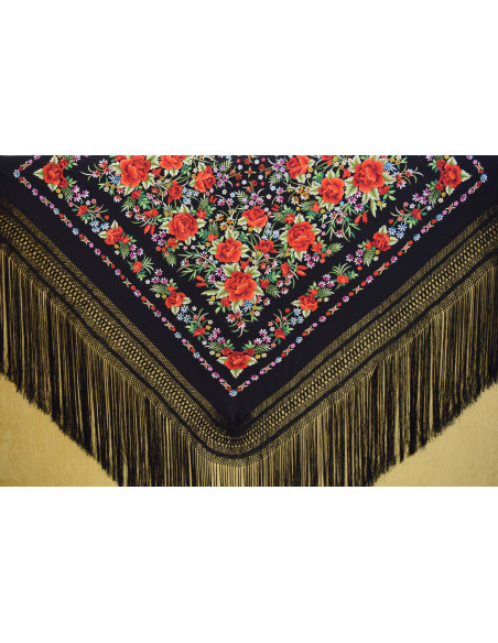 Mantón mano seda 140 cm