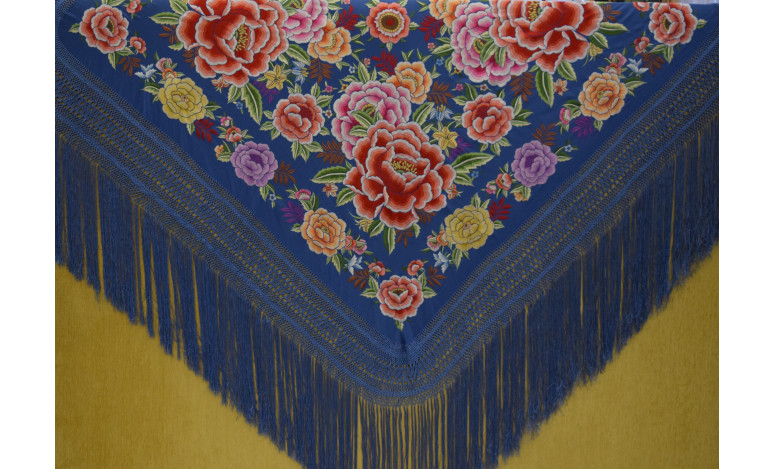 Mantón mano seda 140cm