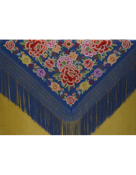 Mantón mano seda 140cm