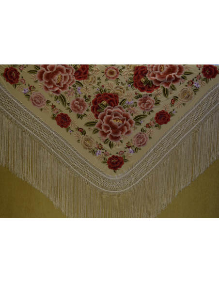 Mantón mano seda 140cm