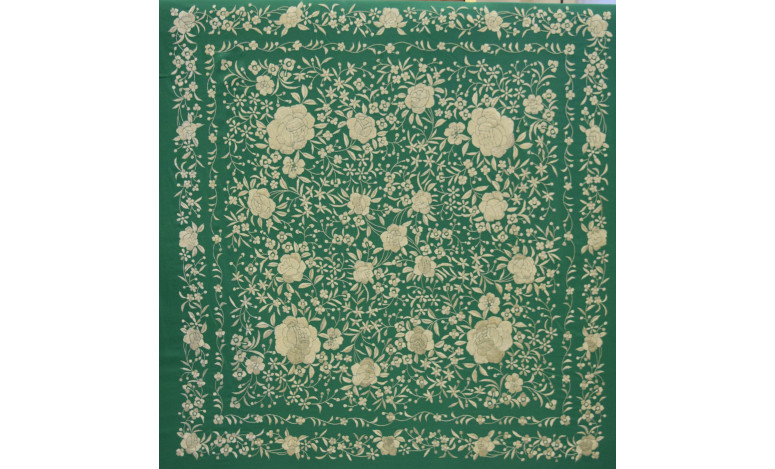 Mantón mano seda 140cm