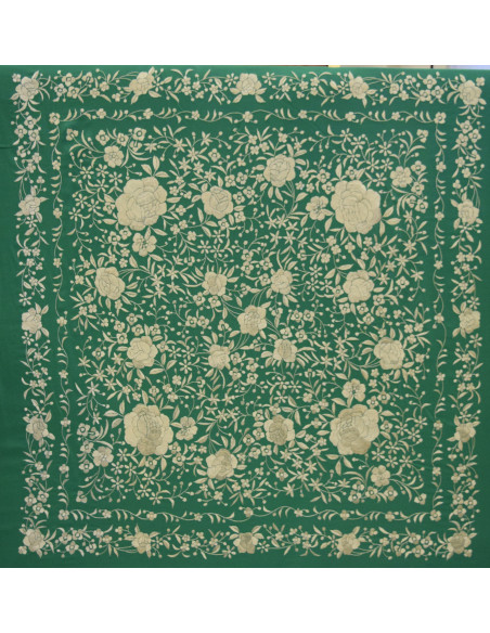 Mantón mano seda 140cm
