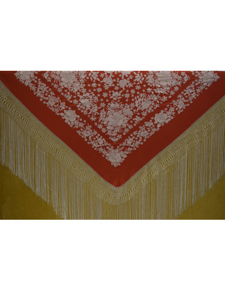 Mantón mano seda 140cm