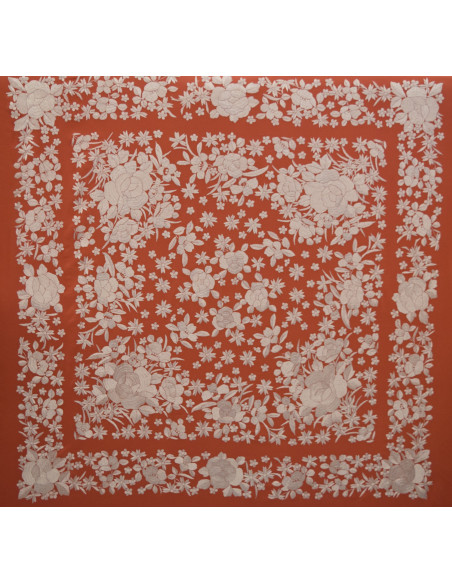 Mantón mano seda 140cm