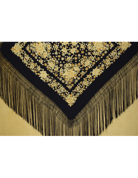 Mantón mano seda 140cm
