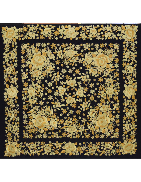 Mantón mano seda 140cm