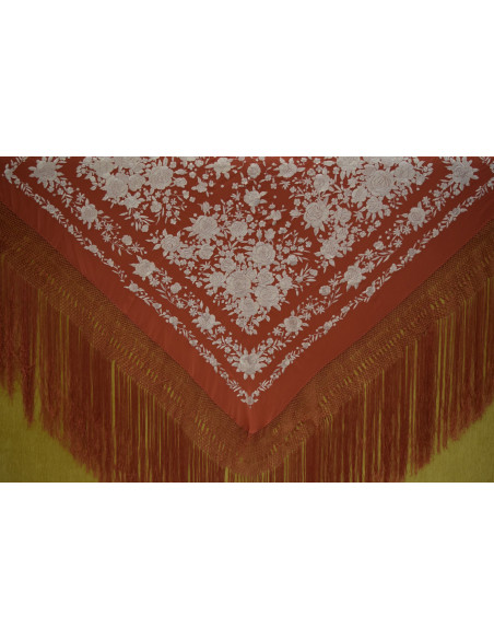 Mantón mano seda 140cm