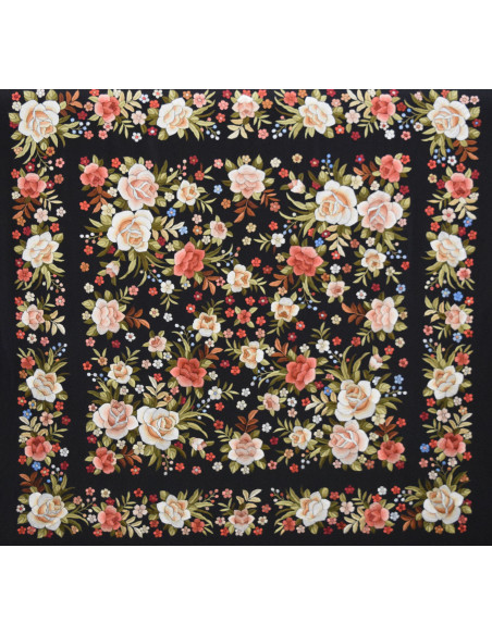 Mantón mano seda 140cm