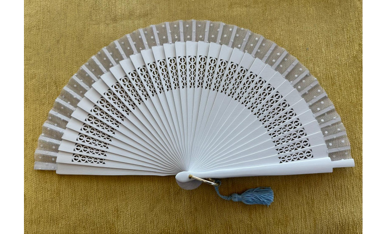 Abanico liso calado