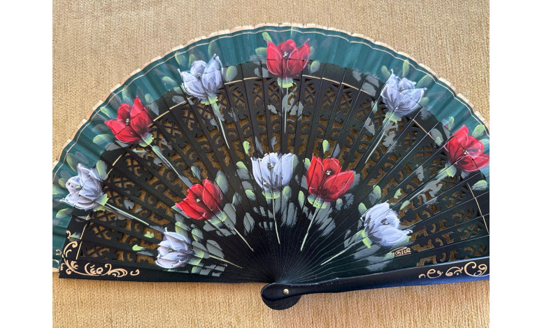 Abanico tulipanes