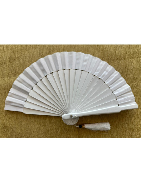 Abanico mini seda liso con funda