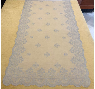 Mantilla semimanual 110*240 gris