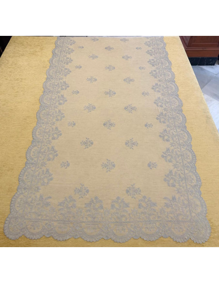 Mantilla semimanual 110*240 gris