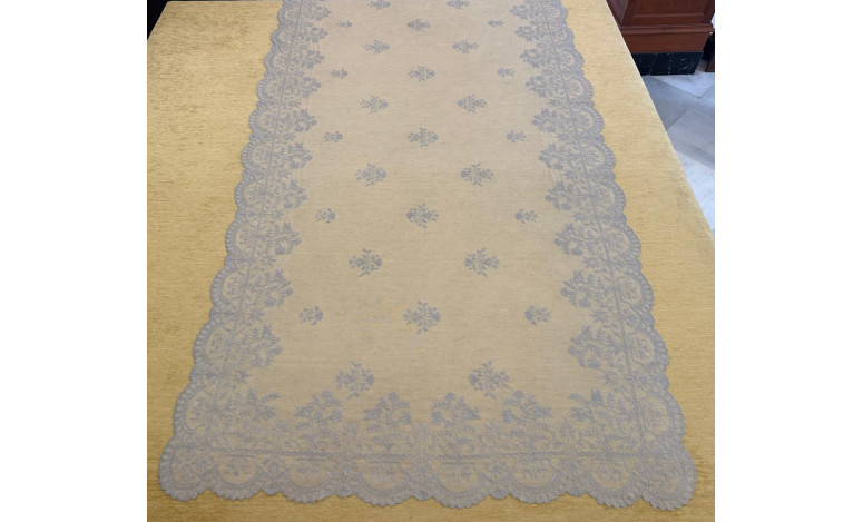 Mantilla semimanual 110*240 gris