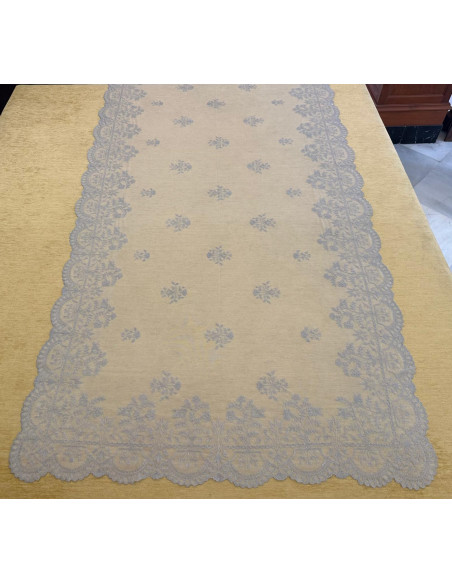 Mantilla semimanual 110*240 gris