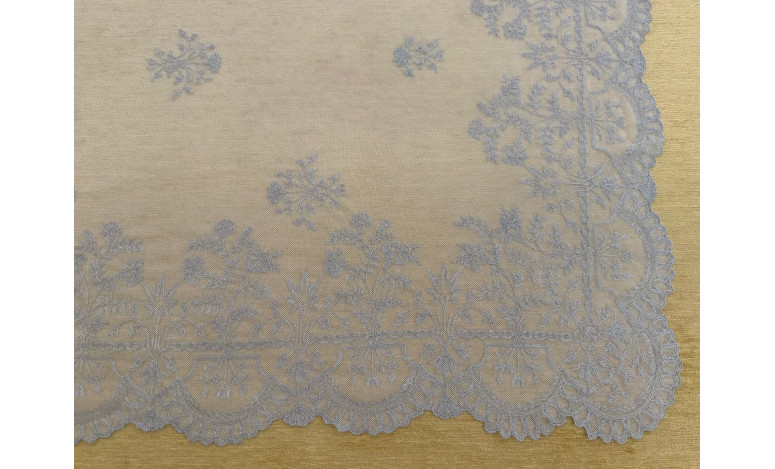 Mantilla semimanual 110*240 gris