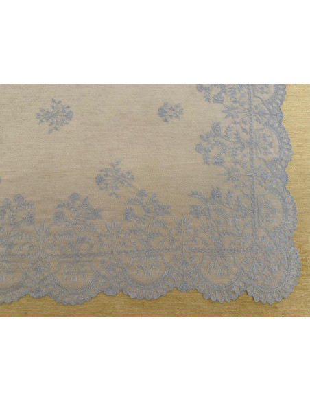 Mantilla semimanual 110*240 gris