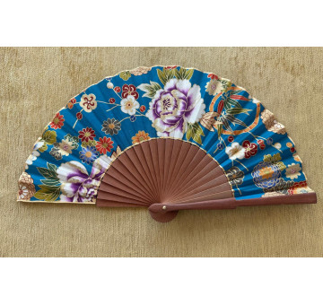 Abanico peral estampado