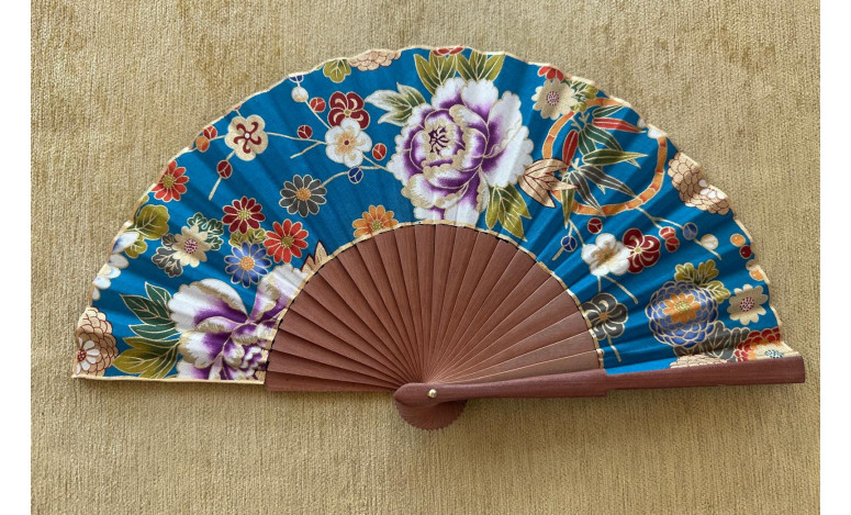 Abanico peral estampado