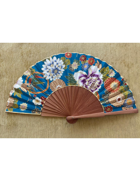 Abanico peral estampado