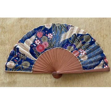 Abanico peral estampado