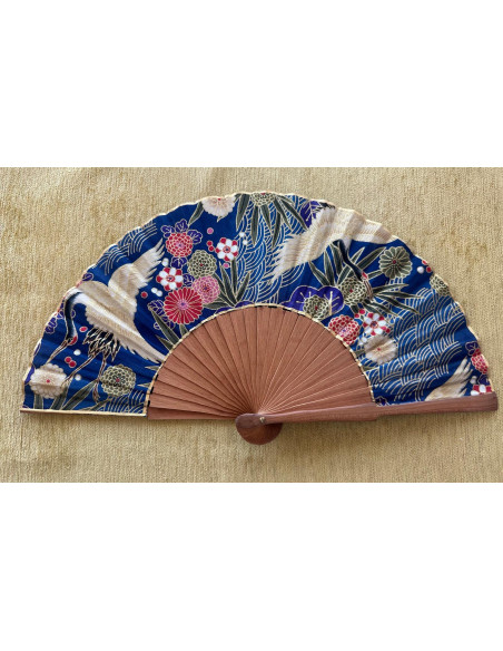 Abanico peral estampado