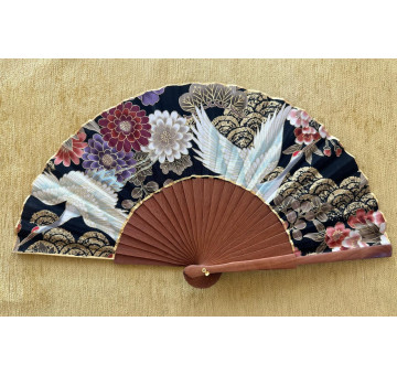 Abanico peral estampado