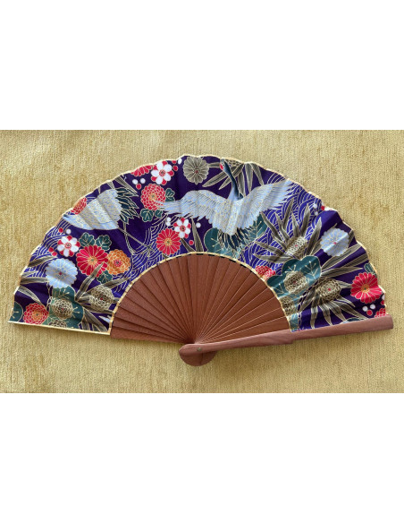 Abanico peral estampado