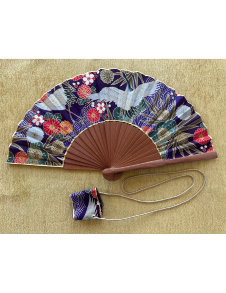 Abanico peral estampado