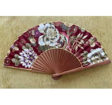 Abanico peral estampado