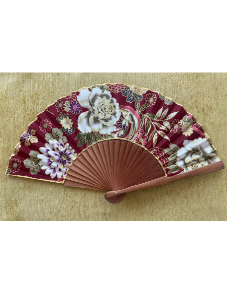 Abanico peral estampado