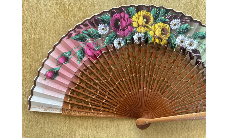 Abanico peral flores