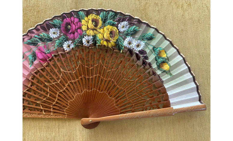 Abanico peral flores