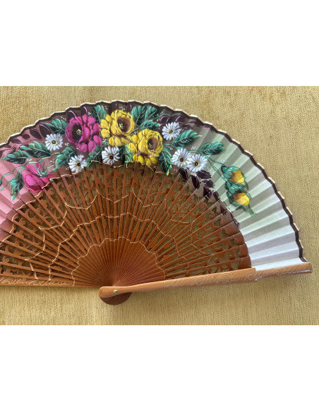 Abanico peral flores