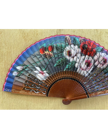 Abanico rosas